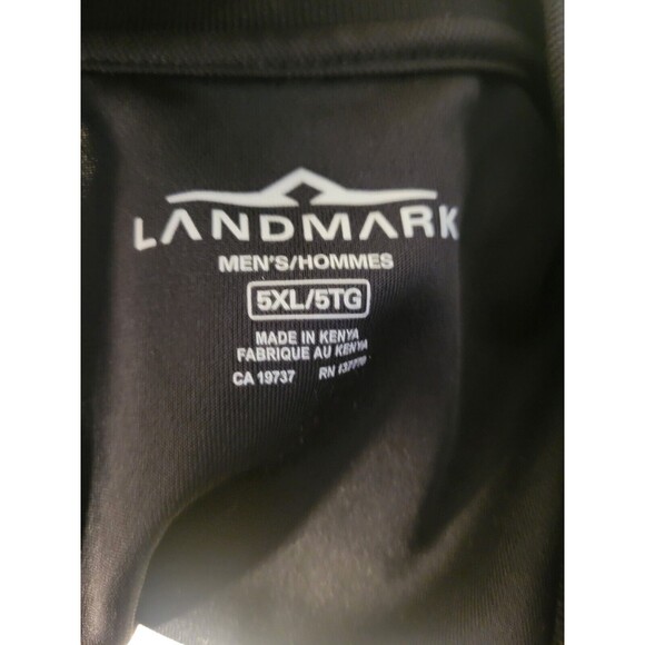 Mens Polyester Polo Shirt Landmark Buttons Collared Solid Short Sleeve 5XL - Picture 2 of 4